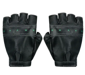 Genuine Leather Half Hand GLobes for Bikers